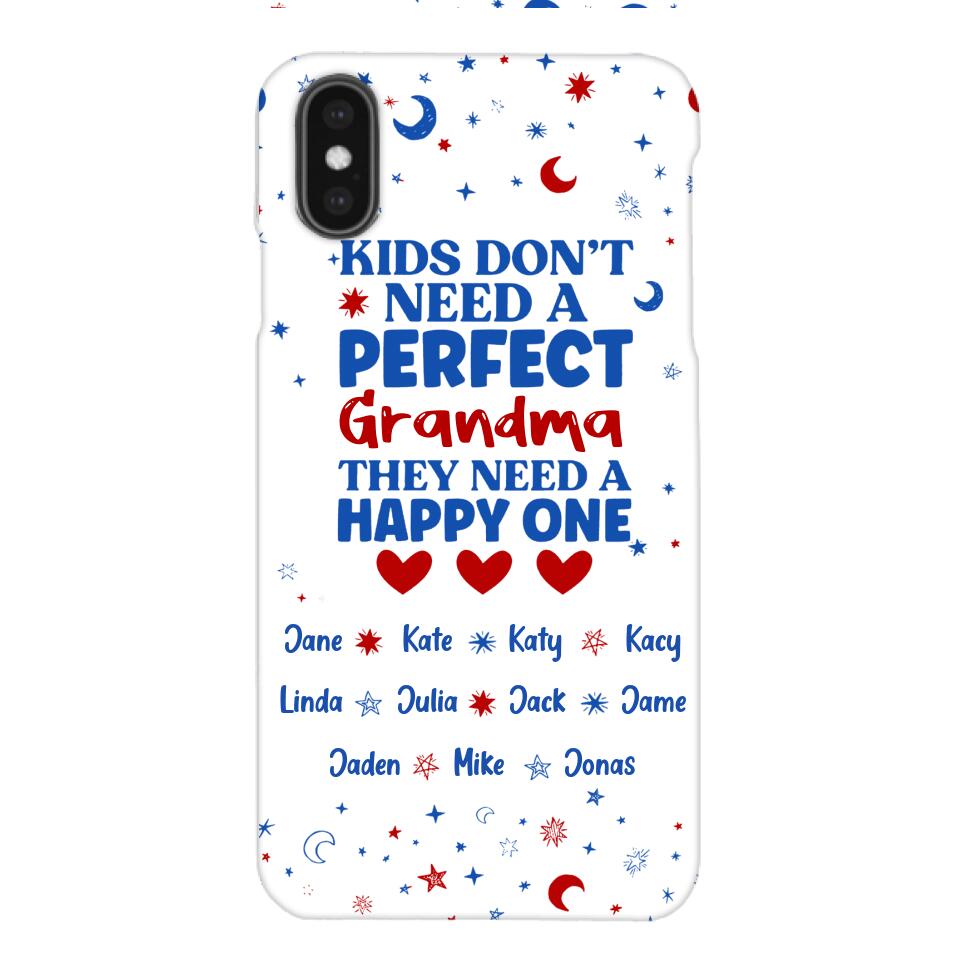 Personalized Grandma Kid Phone Case Printed 3T 0704