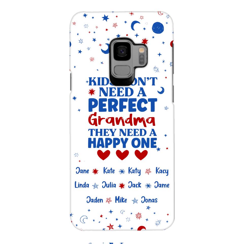 Personalized Grandma Kid Phone Case Printed 3T 0704