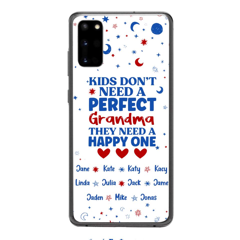 Personalized Grandma Kid Phone Case Printed 3T 0704