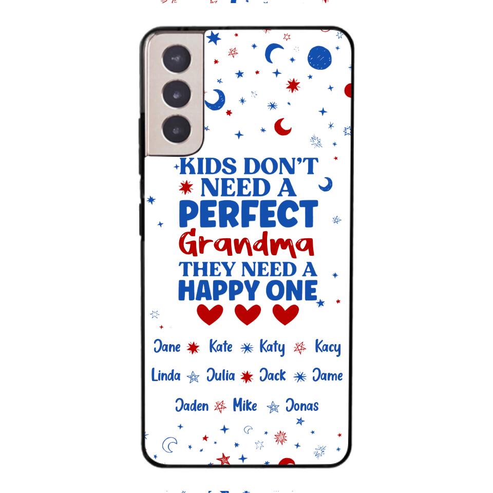 Personalized Grandma Kid Phone Case Printed 3T 0704