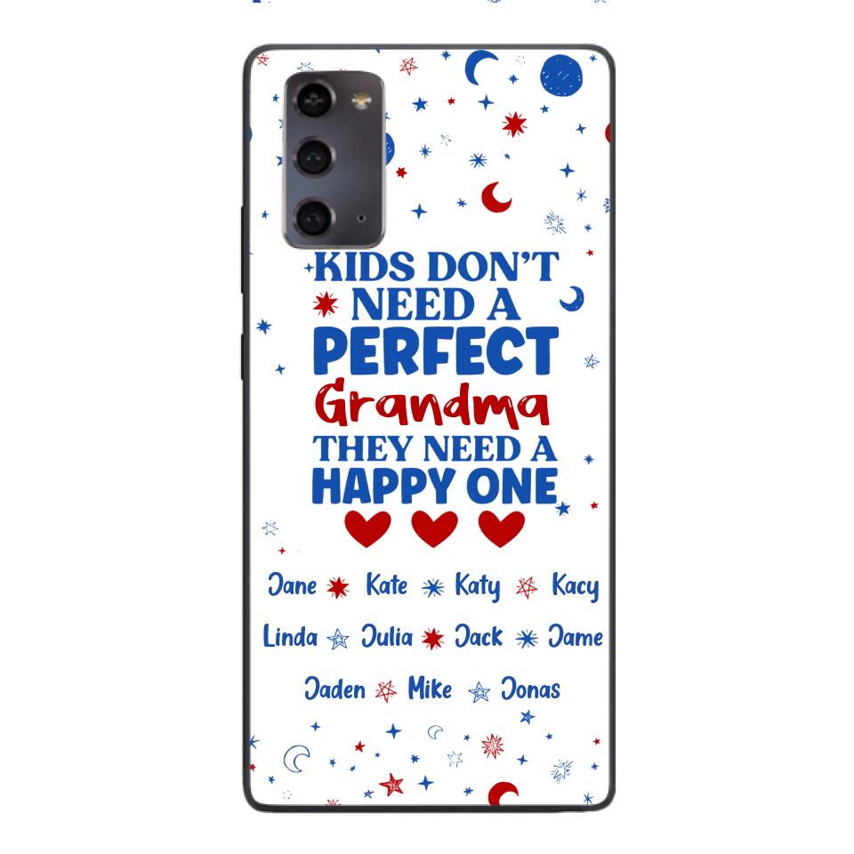 Personalized Grandma Kid Phone Case Printed 3T 0704