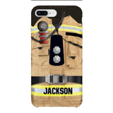 DH Personalized British Firefighter Phone Case Printed DT074