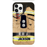 DH Personalized British Firefighter Phone Case Printed DT074