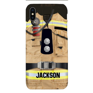 DH Personalized British Firefighter Phone Case Printed DT074