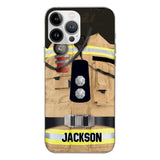 DH Personalized British Firefighter Phone Case Printed DT074