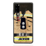 DH Personalized British Firefighter Phone Case Printed DT074