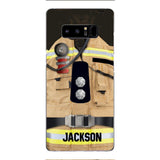 DH Personalized British Firefighter Phone Case Printed DT074