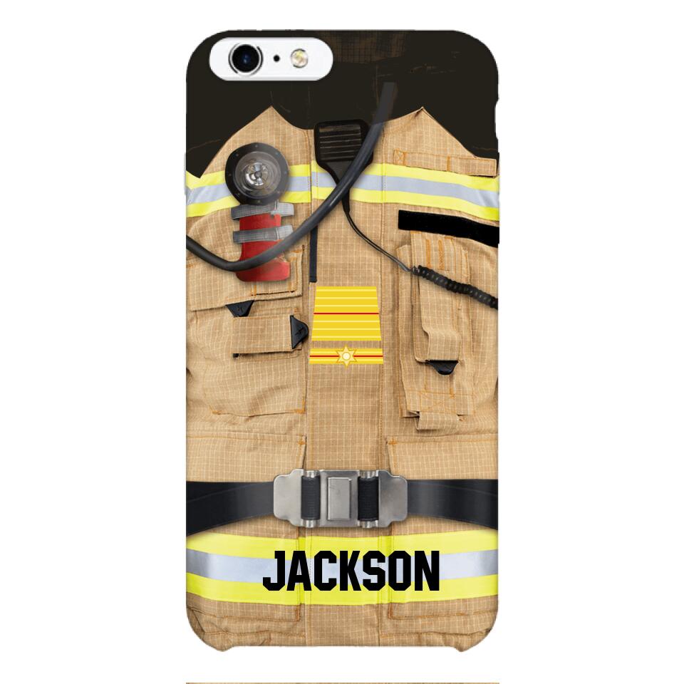 DH Personalized Netherland Firefighter Phone Case Printed DT074