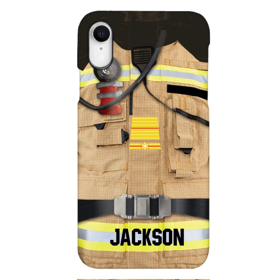 DH Personalized Netherland Firefighter Phone Case Printed DT074