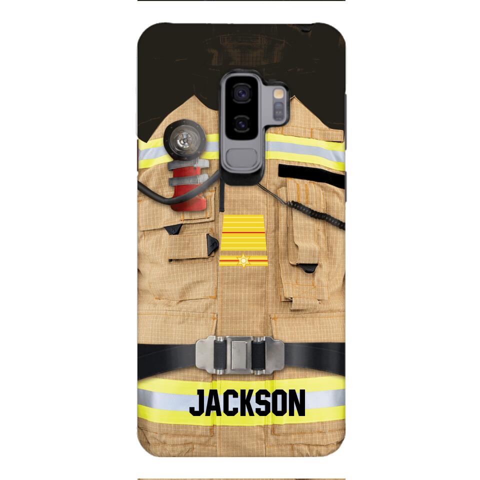 DH Personalized Netherland Firefighter Phone Case Printed DT074