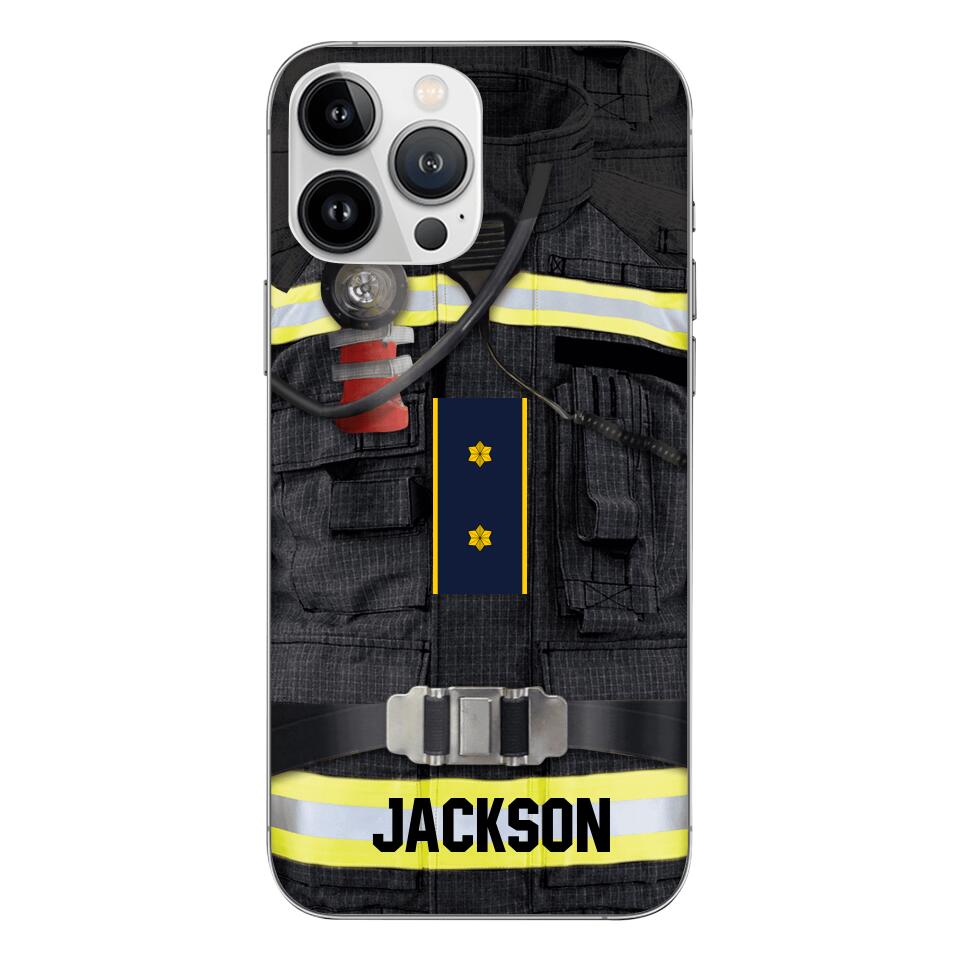 DH Personalized Denmark Firefighter Phone Case Printed DT074