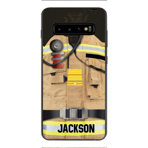 DH Personalized Netherland Firefighter Phone Case Printed DT074