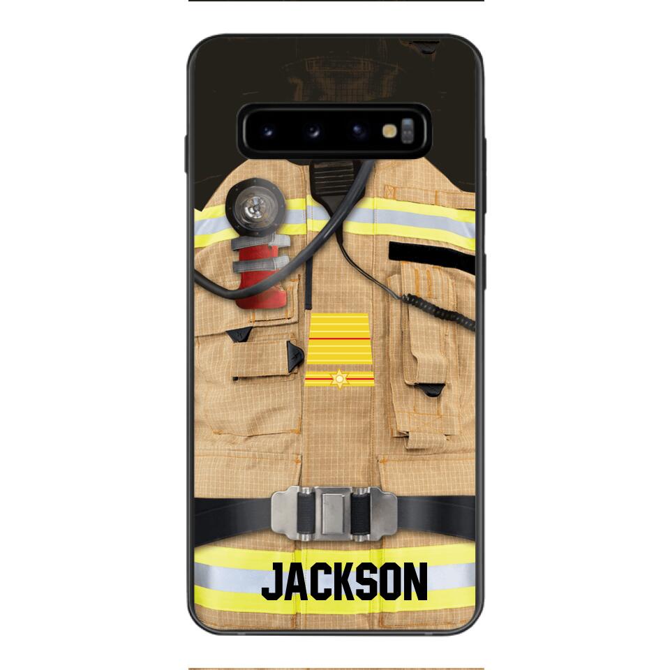 DH Personalized Netherland Firefighter Phone Case Printed DT074