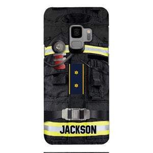 DH Personalized Denmark Firefighter Phone Case Printed DT074