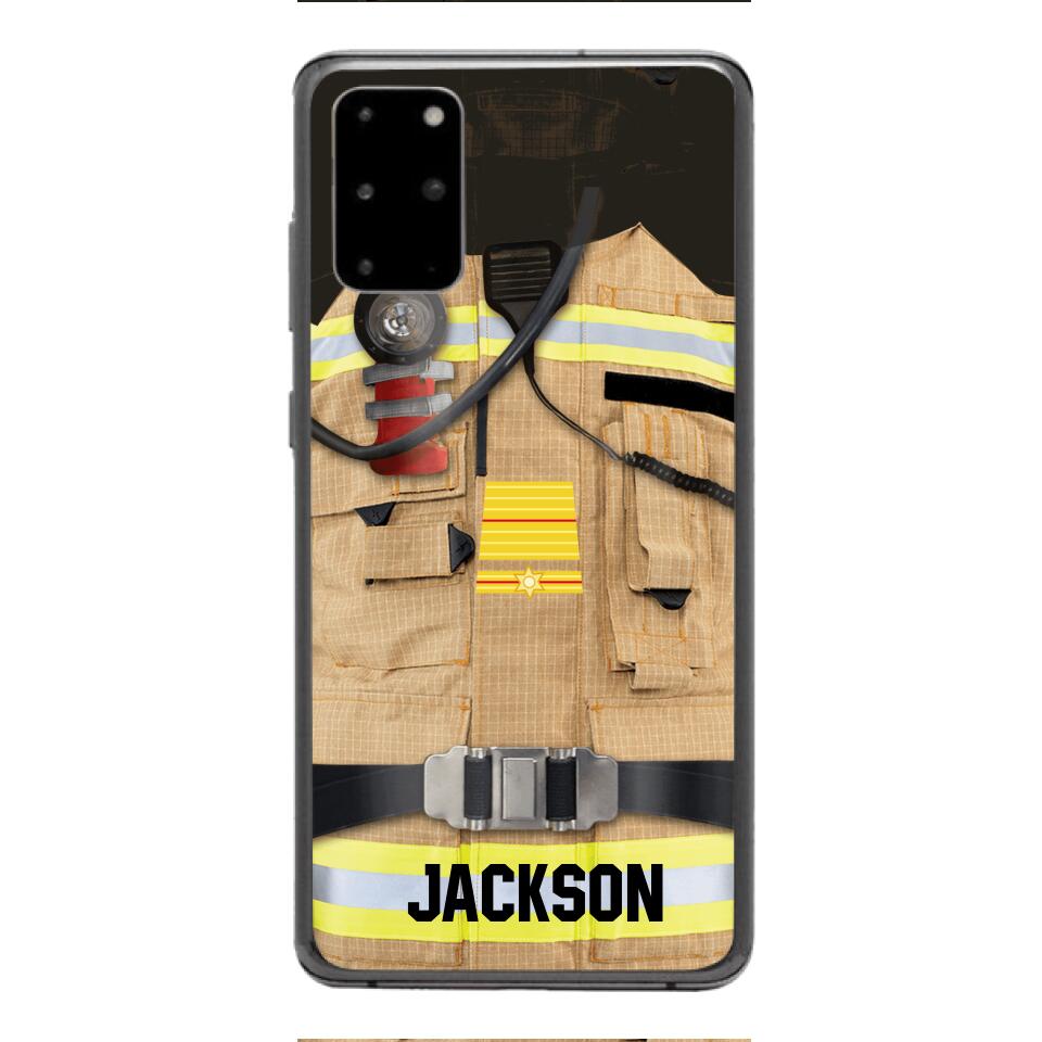 DH Personalized Netherland Firefighter Phone Case Printed DT074