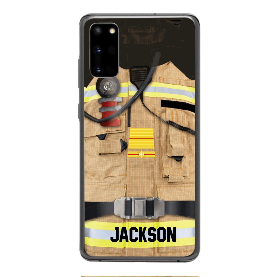 DH Personalized Netherland Firefighter Phone Case Printed DT074