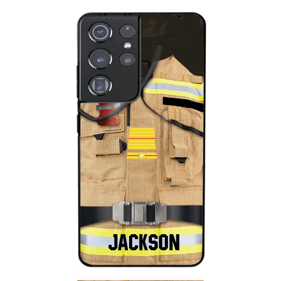 DH Personalized Netherland Firefighter Phone Case Printed DT074