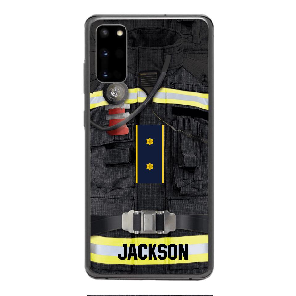 DH Personalized Denmark Firefighter Phone Case Printed DT074