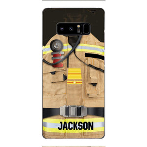 DH Personalized Netherland Firefighter Phone Case Printed DT074