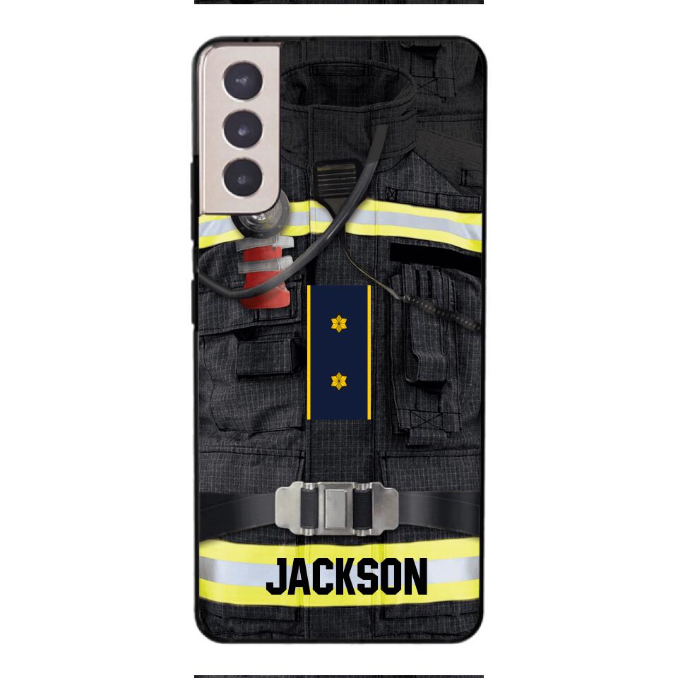 DH Personalized Denmark Firefighter Phone Case Printed DT074