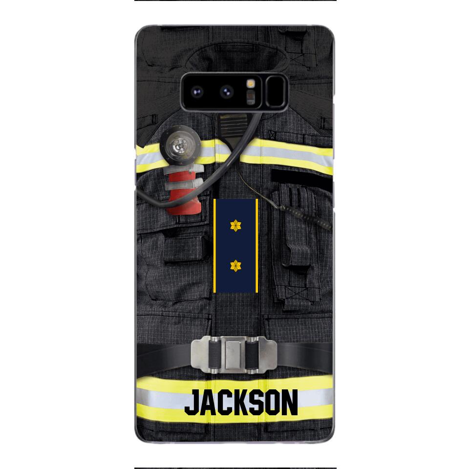 DH Personalized Denmark Firefighter Phone Case Printed DT074