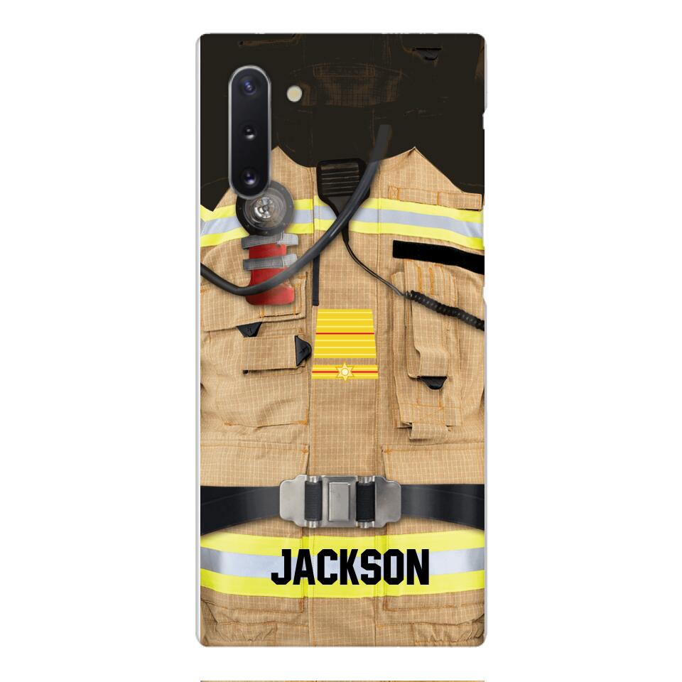 DH Personalized Netherland Firefighter Phone Case Printed DT074