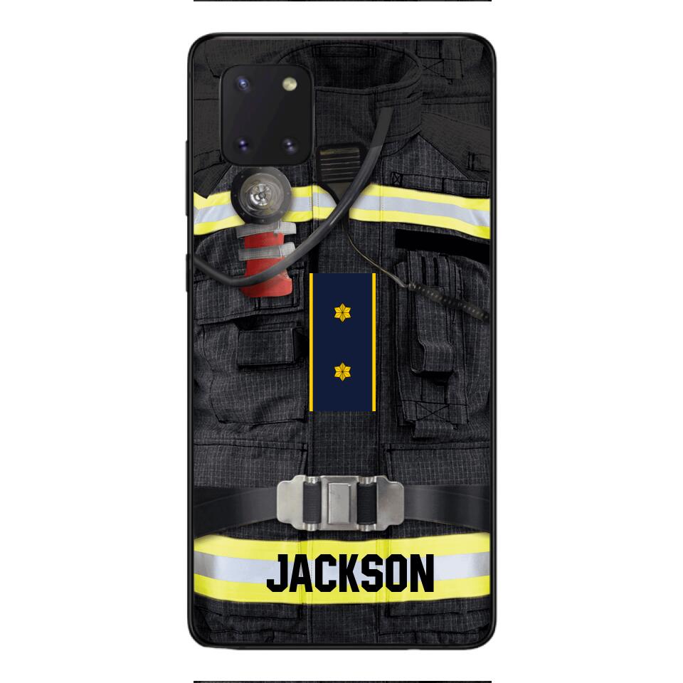 DH Personalized Denmark Firefighter Phone Case Printed DT074