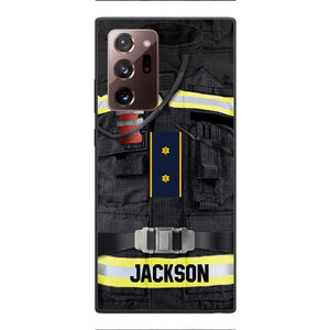 DH Personalized Denmark Firefighter Phone Case Printed DT074