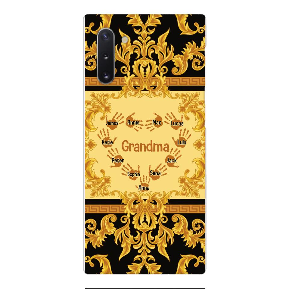 Personalized Grandma Kid Phone Case Printed 22APR-HQ07