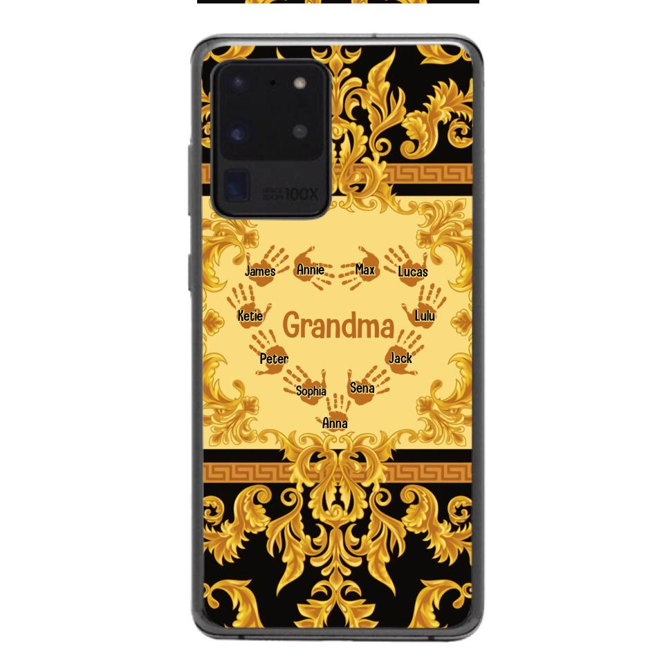 Personalized Grandma Kid Phone Case Printed 22APR-HQ07