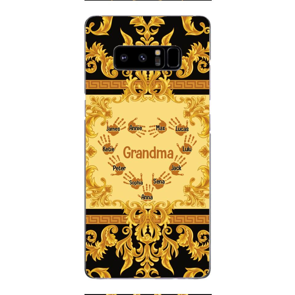 Personalized Grandma Kid Phone Case Printed 22APR-HQ07