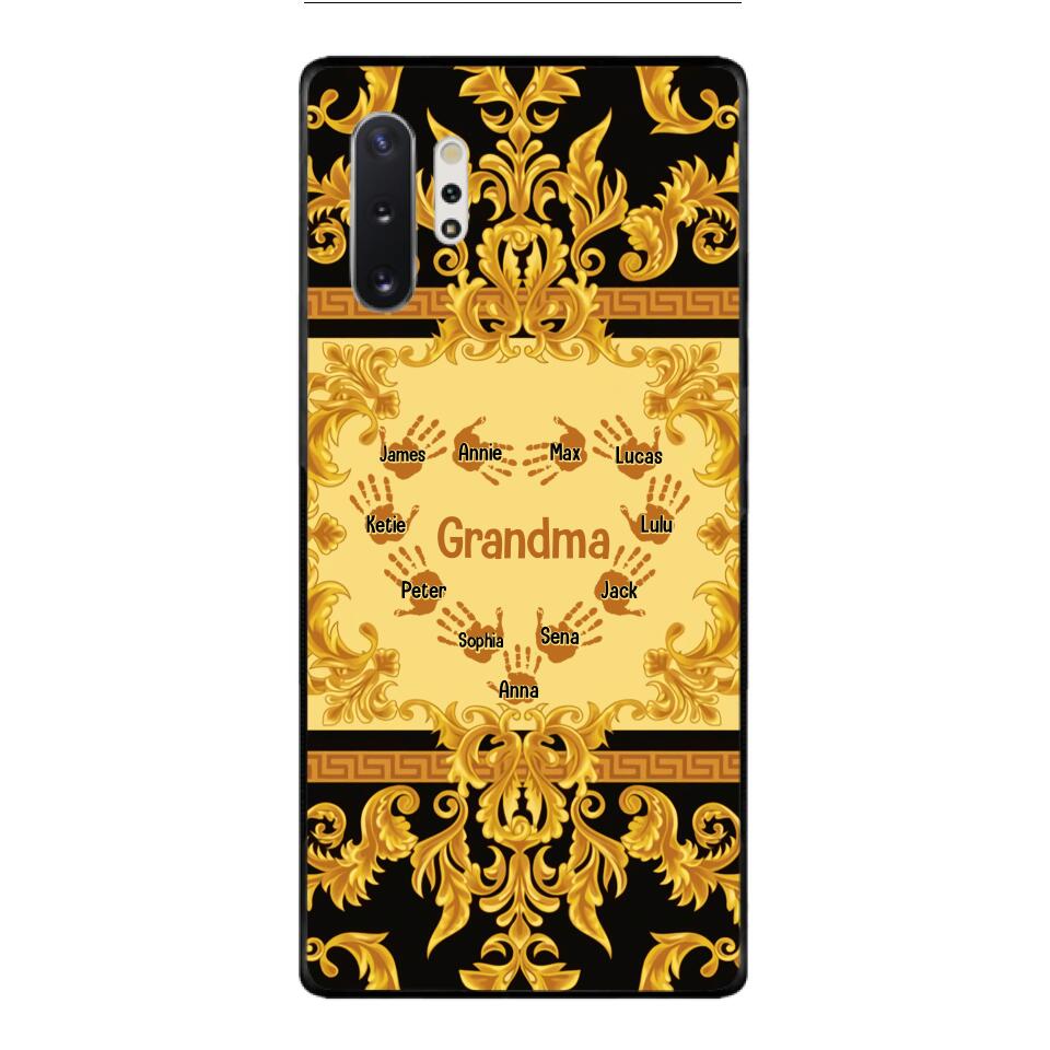 Personalized Grandma Kid Phone Case Printed 22APR-HQ07