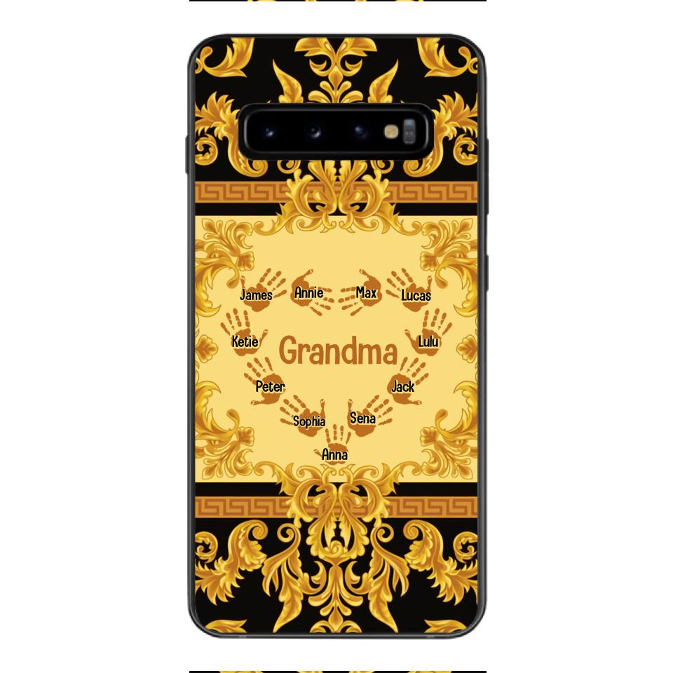 Personalized Grandma Kid Phone Case Printed 22APR-HQ07