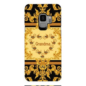 Personalized Grandma Kid Phone Case Printed 22APR-HQ07