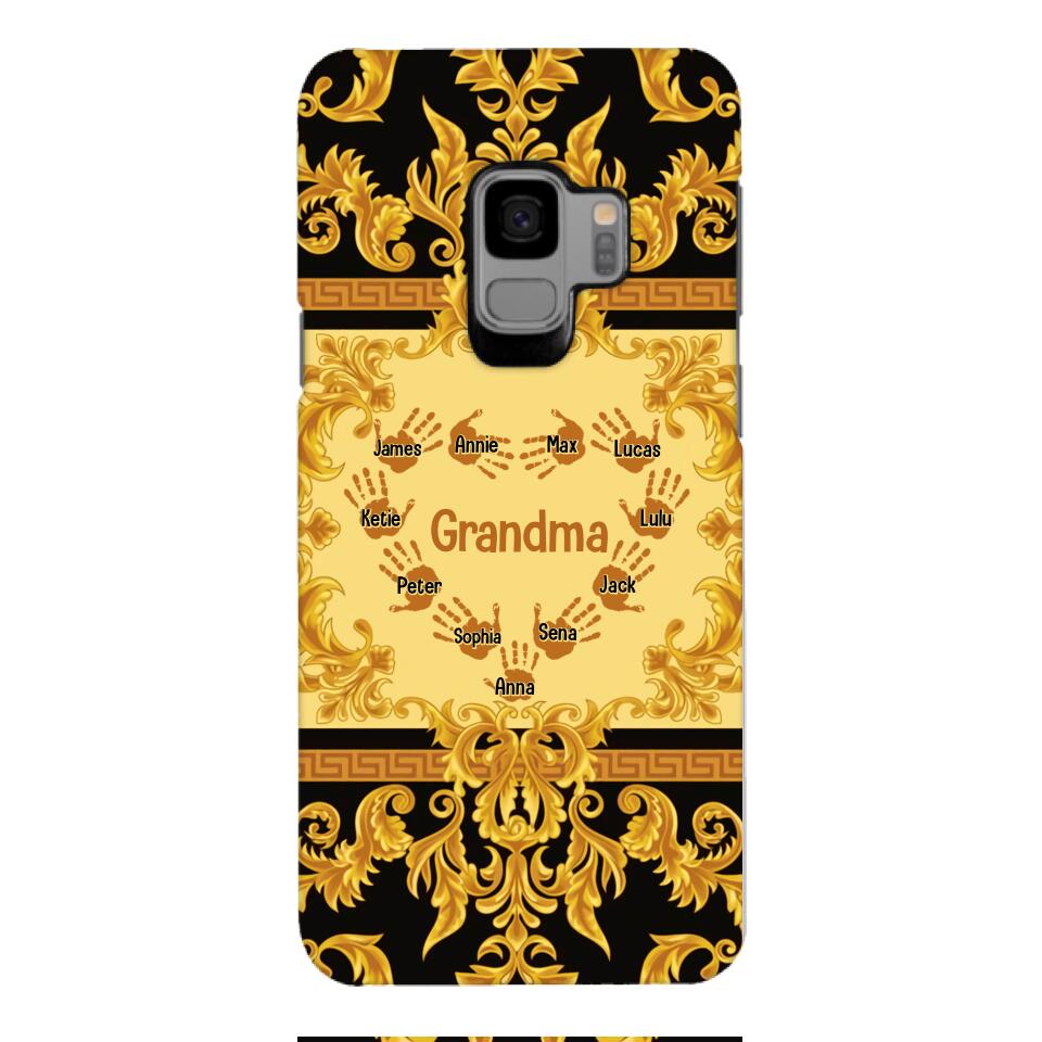 Personalized Grandma Kid Phone Case Printed 22APR-HQ07