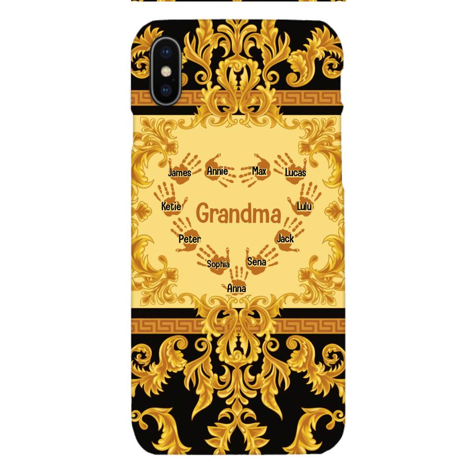 Personalized Grandma Kid Phone Case Printed 22APR-HQ07