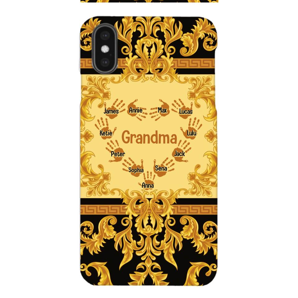 Personalized Grandma Kid Phone Case Printed 22APR-HQ07