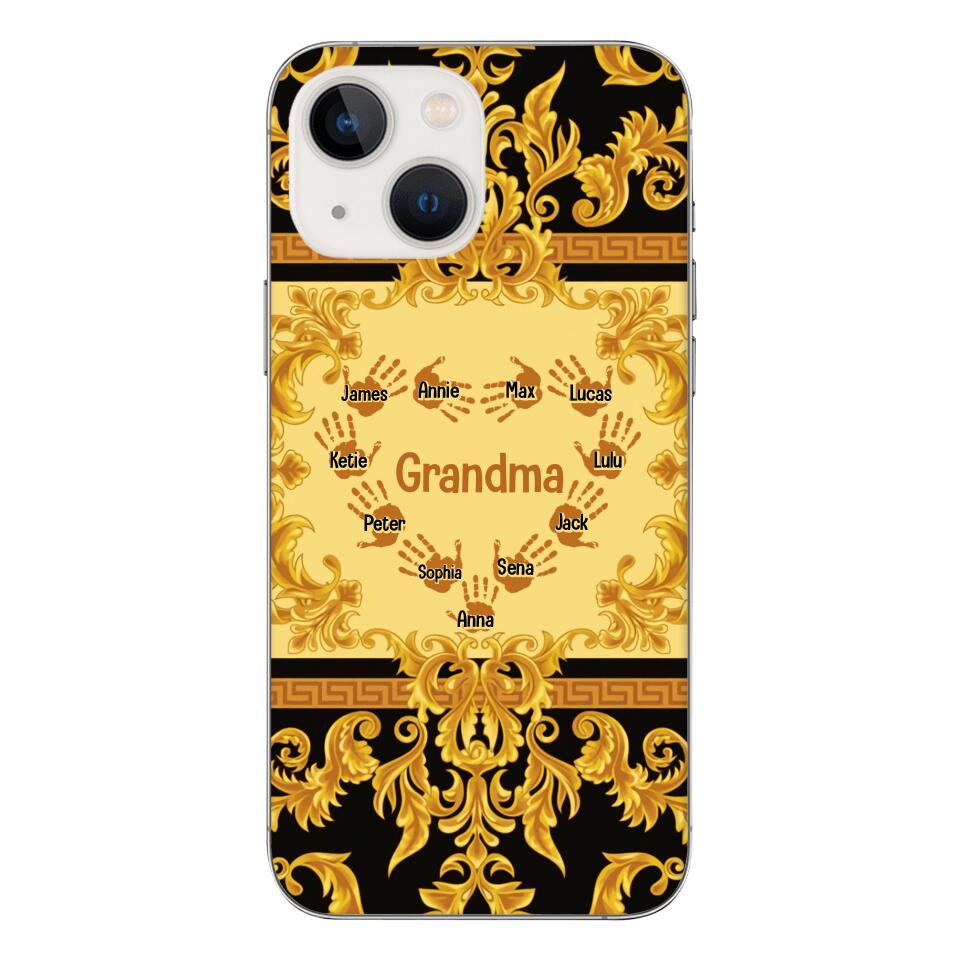 Personalized Grandma Kid Phone Case Printed 22APR-HQ07