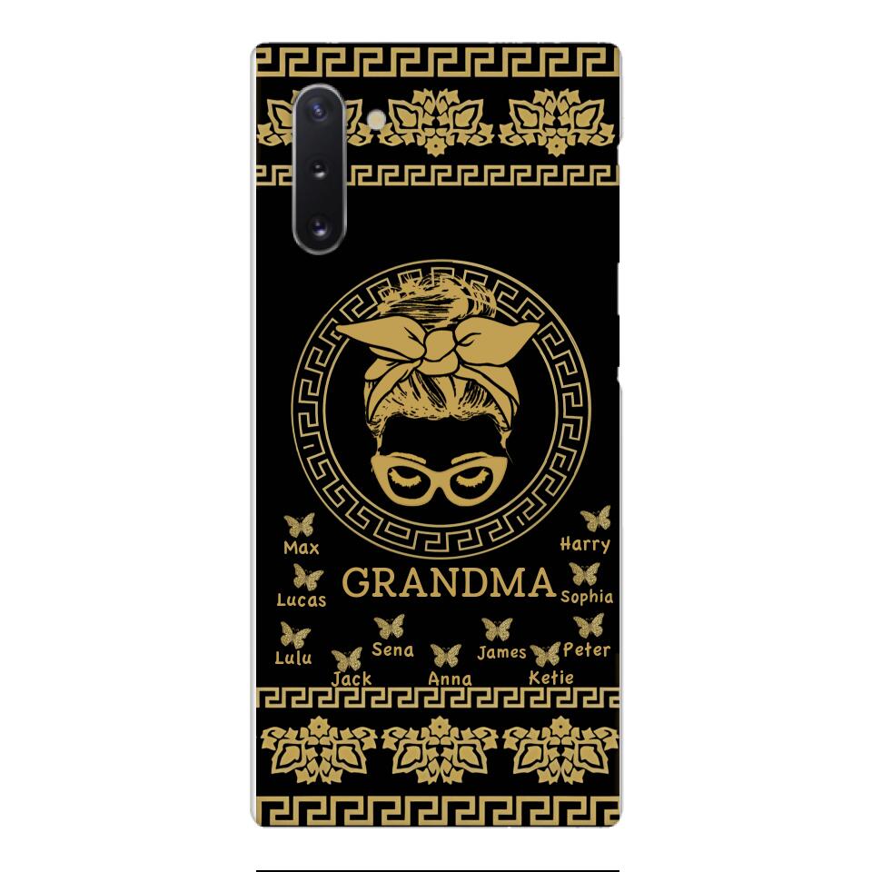 Personalized Grandma Kid Phone Case Printed 22APR-Hc07