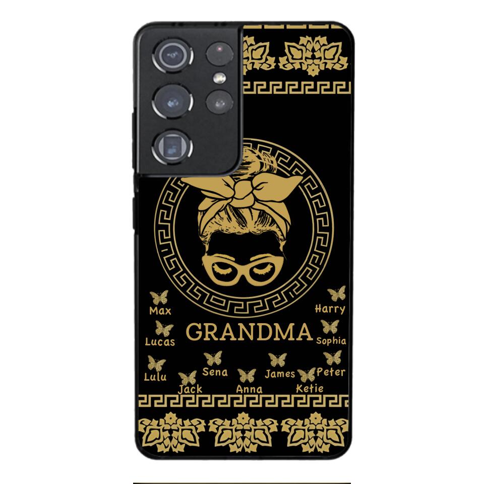 Personalized Grandma Kid Phone Case Printed 22APR-Hc07