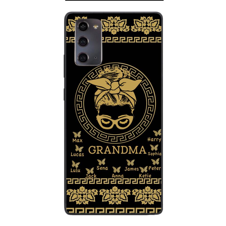 Personalized Grandma Kid Phone Case Printed 22APR-Hc07