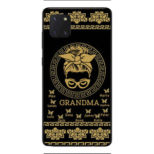 Personalized Grandma Kid Phone Case Printed 22APR-Hc07