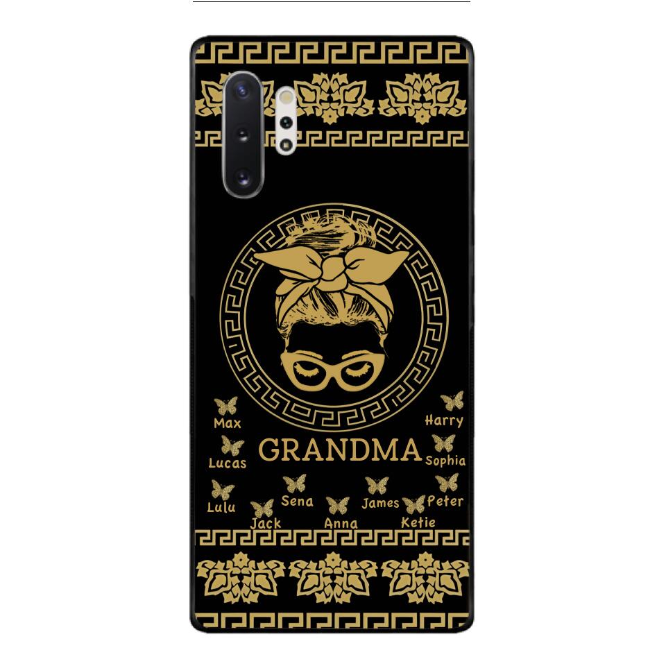 Personalized Grandma Kid Phone Case Printed 22APR-Hc07