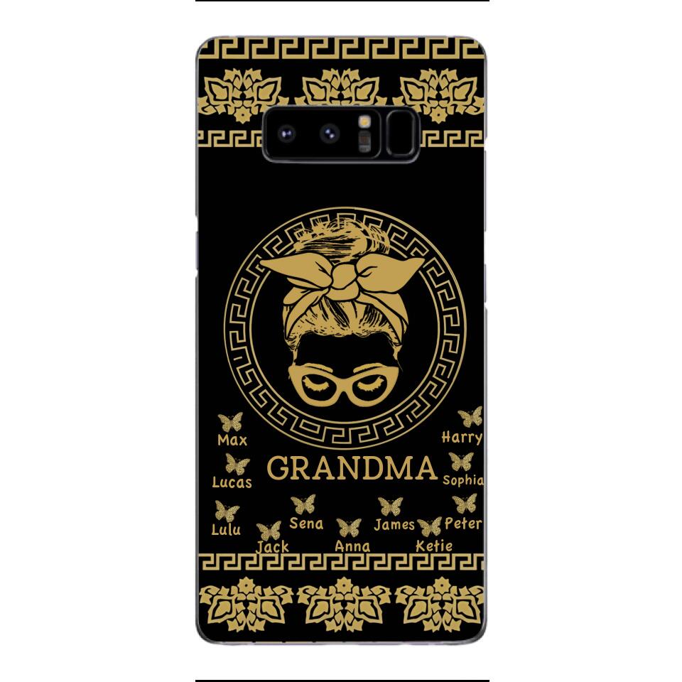 Personalized Grandma Kid Phone Case Printed 22APR-Hc07