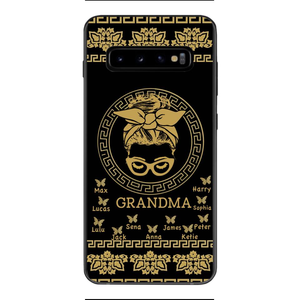 Personalized Grandma Kid Phone Case Printed 22APR-Hc07