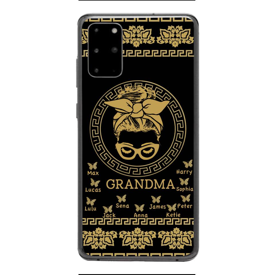 Personalized Grandma Kid Phone Case Printed 22APR-Hc07