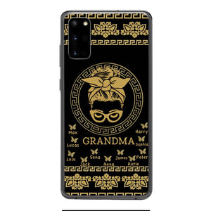 Personalized Grandma Kid Phone Case Printed 22APR-Hc07