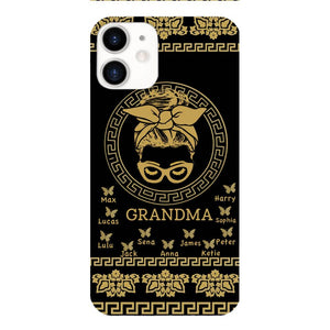 Personalized Grandma Kid Phone Case Printed 22APR-Hc07