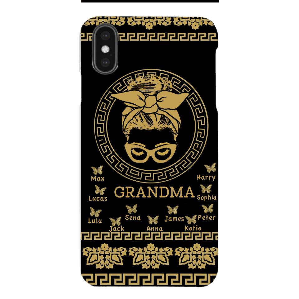 Personalized Grandma Kid Phone Case Printed 22APR-Hc07