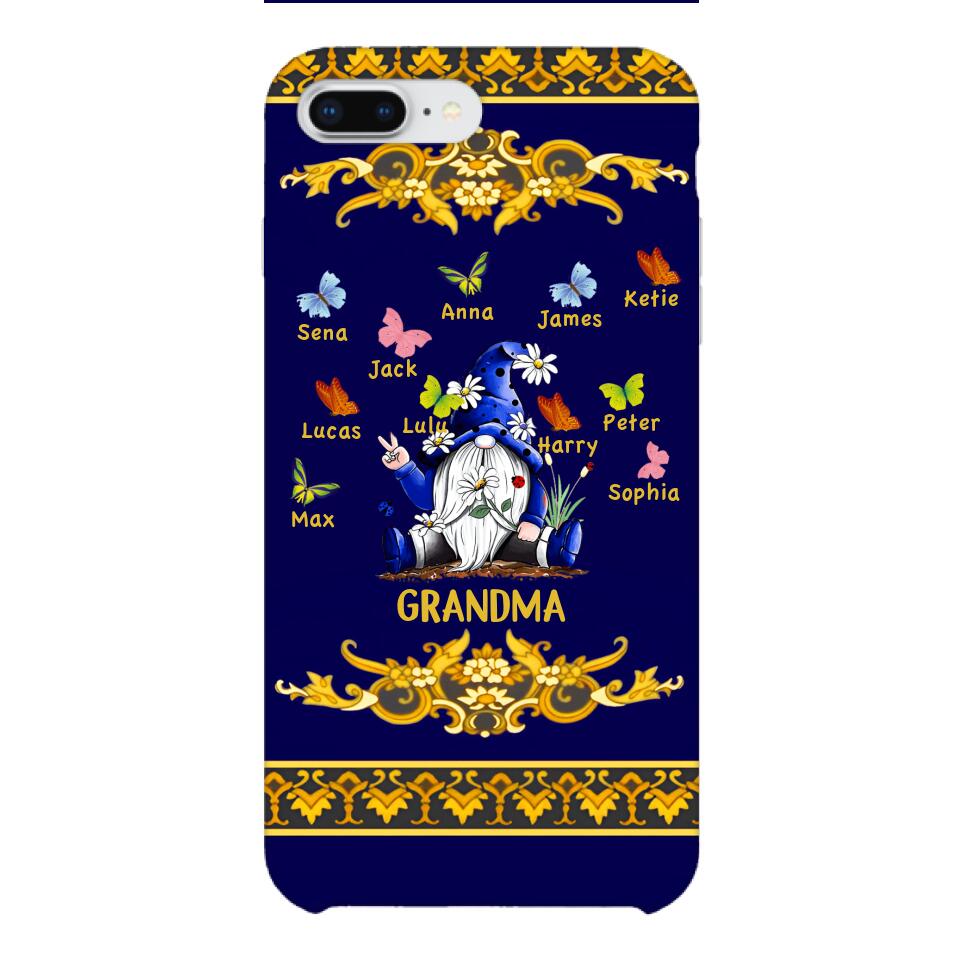 Personalized Grandma Kid Phone Case Printed 22APR-HC08